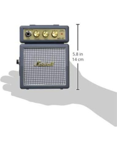Amplificador de guitarra Marshall MS-2C 1W portátil gris