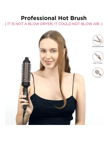 Cepillo Térmico Aima Beauty 35mm Voluminizador Negro