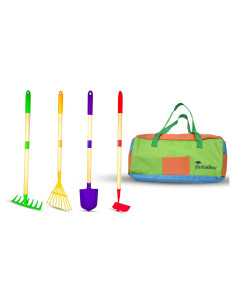 Conjunto de Herramientas de Jardín para Niños G & F 4 Piezas