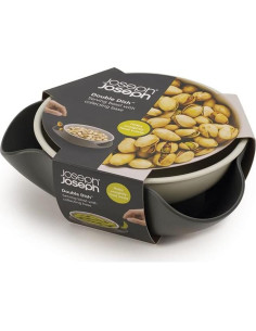 Cuenco Doble para Snacks Joseph Joseph Gris - 29.57 ml, Libre de BPA 2