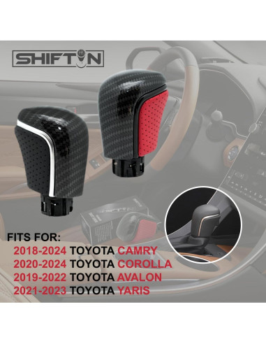 Cabezal de palanca de cambios SHIFTIN para Toyota Camry Corolla Avalon