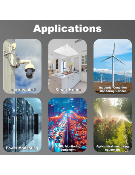 Antena Celular 4G YovKiss 30cm 5dBi Fibra de Vidrio