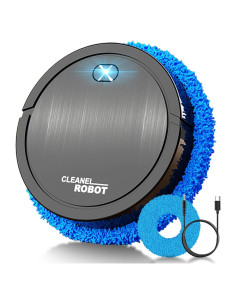 Robot Trapeador Genérico JM8025 Inalámbrico 22.86cm Negro