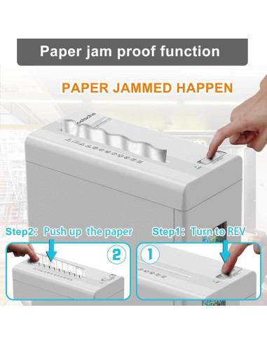 Trituradora de papel micro corte Suntiko C516 5 hojas 10L