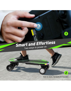 Patineta Eléctrica isinwheel V4 250W Verde para Niños 2