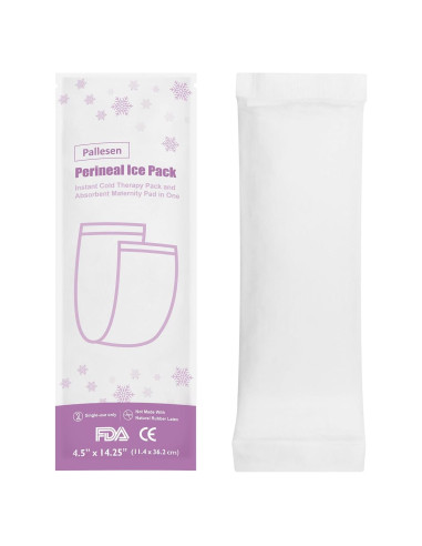8 Paquetes de Hielo Perineales Desechables Pallesen 35.56 cm