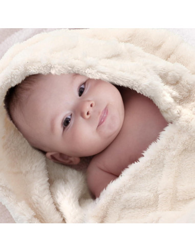 4 Mantas de Forro Polar VitalCozy 76x102 cm Azul para Bebés