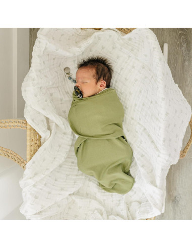 Envoltura Ajustable Ouch Baby 100% Algodón 0-3 Meses Paquete 3