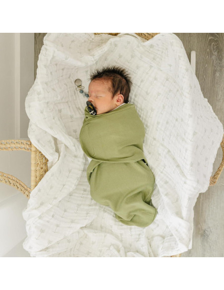 Envoltura Ajustable Ouch Baby 100% Algodón 0-3 Meses Paquete 3