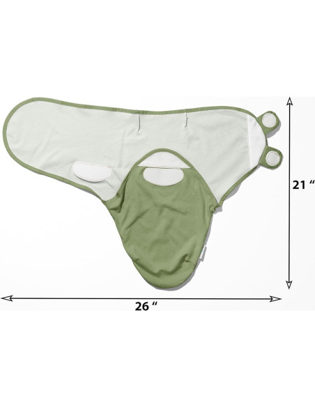 Envoltura Ajustable Ouch Baby 100% Algodón 0-3 Meses Paquete 3