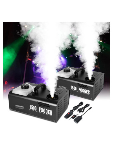 Máquina de Niebla TCFUNDY 1500W Vertical 2PCS Control Remoto