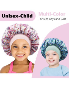 3 Gorras de Seda para Niños LBYLUS - Sueño y Estilo 2