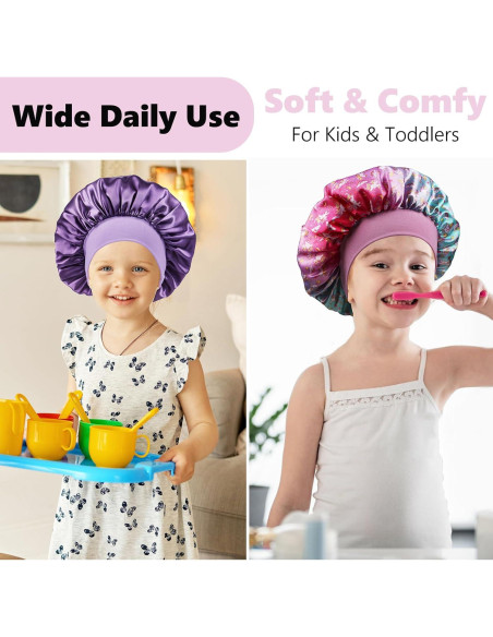 3 Gorras de Seda para Niños LBYLUS - Sueño y Estilo