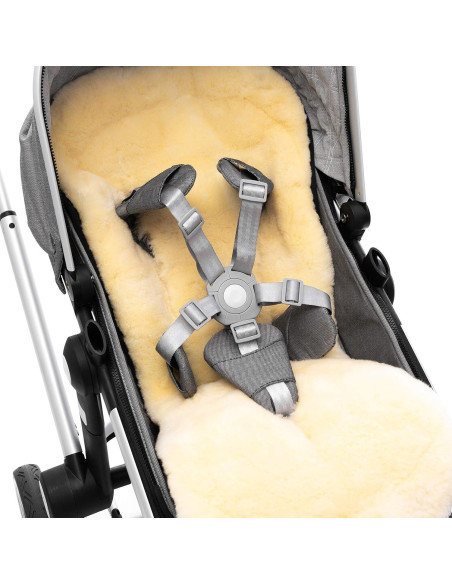 Forro de piel de cordero WERNER CHRIST para cochecito 78x34 cm