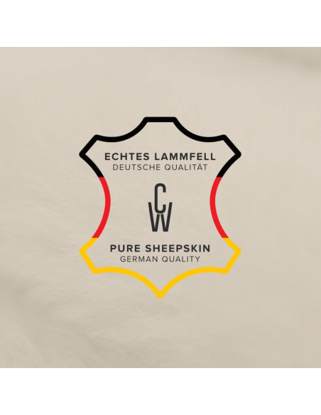 Forro de piel de cordero WERNER CHRIST para cochecito 78x34 cm