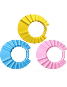Gorro de Ducha Ajustable para Bebé 3PCS EVA Protección Champú 2