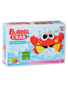 Soplador de Burbujas Musical Cangrejo - Juguete de Baño
