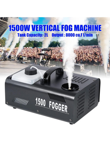 Máquina de Niebla TCFUNDY 1500W Vertical 2PCS Control Remoto