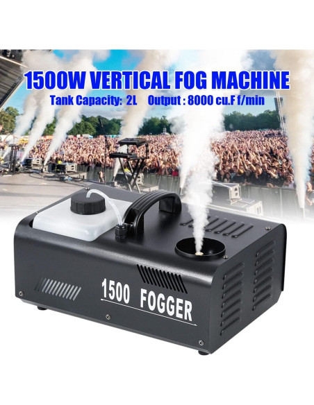 Máquina de Niebla TCFUNDY 1500W Vertical 2PCS Control Remoto