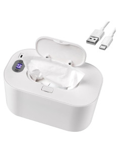 Calentador de Toallitas para Bebés Blanco - 5 Modos de Temperatura