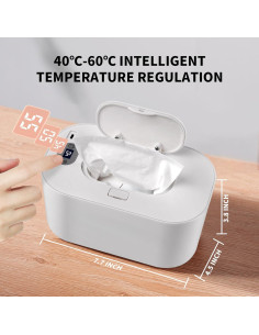 Calentador de Toallitas para Bebés Blanco - 5 Modos de Temperatura 2