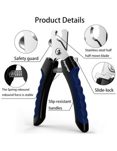 Cortauñas para Perros Perperqer con Protector de Seguridad 2