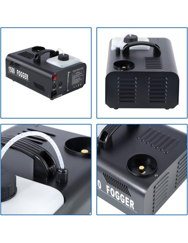 Máquina de Niebla TCFUNDY 1500W Vertical 2PCS Control Remoto