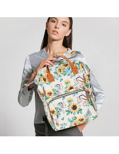 Mochila de Pañales Floral Fba-LHDB001, Impermeable 22.7L 2