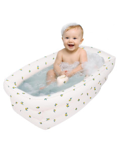 Bañera Inflable para Bebés AirSwim 77.8x37x27cm Antideslizante
