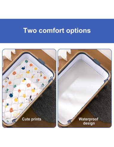 Colchón para Cuna de Bebé 84 x 48 cm - Espuma Hipoalergénica