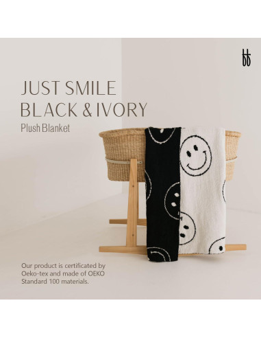 Manta de Peluche Forever French 114.3x114.3cm Just Smile