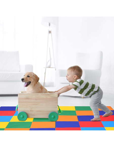 Alfombra de Espuma Plegable Costzon 147x147 cm Antideslizante