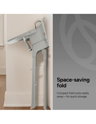 Silla Alta Convertible 7-en-1 Mompush Olli - Ajustable, Plegable, Ligera