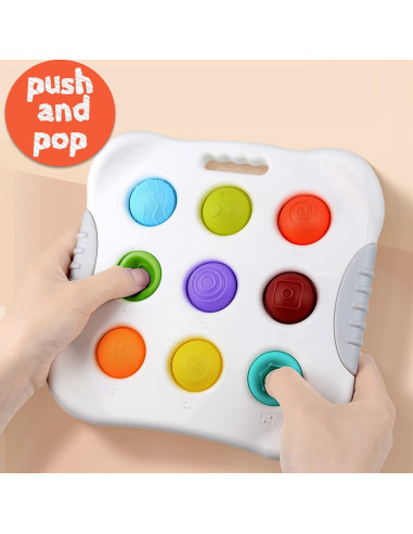 Juguete Sensorial Popper WOHEIHEI para Bebés 1-4 Años