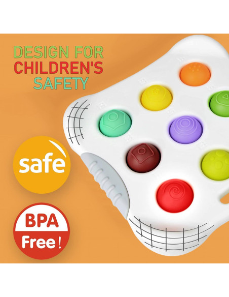 Juguete Sensorial Popper WOHEIHEI para Bebés 1-4 Años