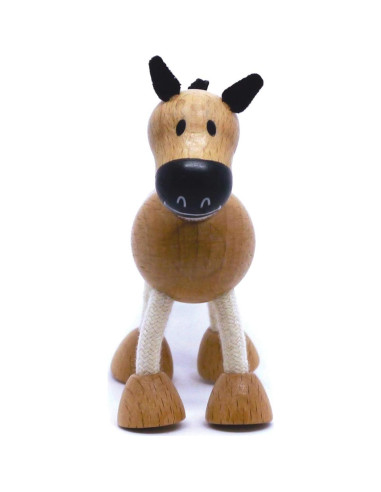 Juguete de Madera Cebra Anamalz 12.7x17.8x22.9cm para Niños