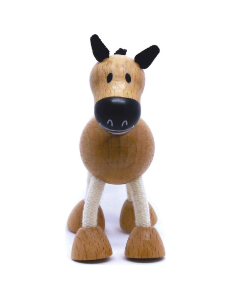 Juguete de Madera Cebra Anamalz 12.7x17.8x22.9cm para Niños