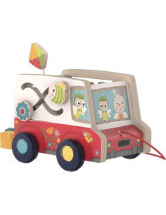 Juguete de Arrastre de Madera Bababoo 12+ Meses 22.86x20.32cm 2