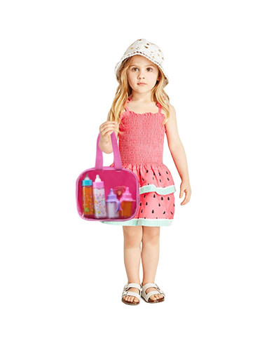 Conjunto de Alimentación de Muñeca Fash n Kolor 6 Piezas