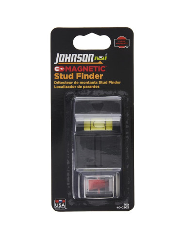 Buscador de Vigas Johnson 160 Magnético con Nivel de Burbuja