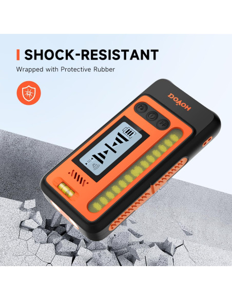 Receptor de Nivel Láser DOVOH DR1 con Varilla Telescópica 2.4m