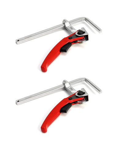 Abrazadera de Mesa de Trinquete QWORK - Paquete de 2, 16.03 cm