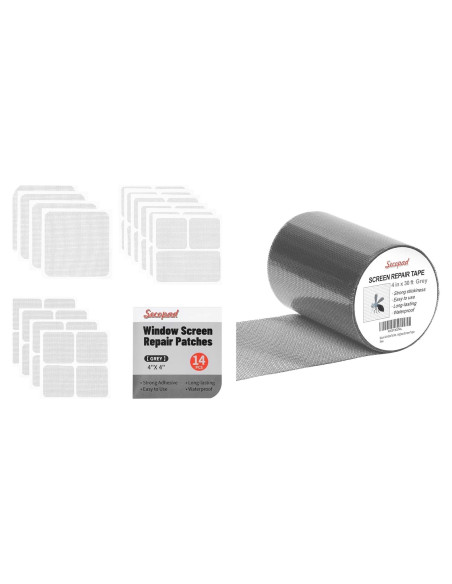 Kit de reparación de parches para pantalla de ventana 14 hojas