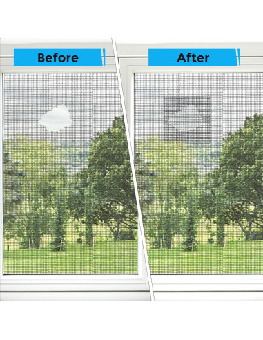 Kit de reparación de parches para pantalla de ventana 14 hojas