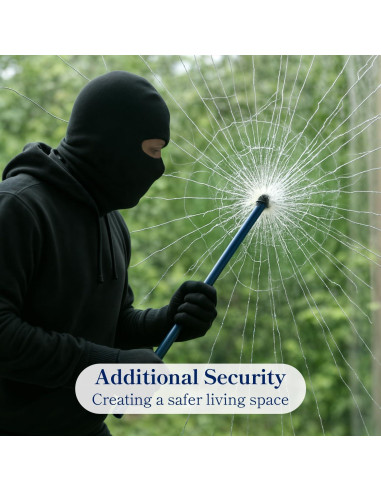 Película de Seguridad para Ventanas Qualsen 30x200cm 4 Mil