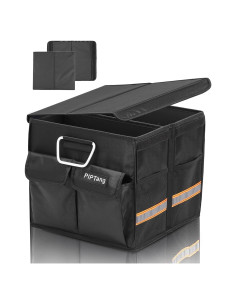 Organizador de Maletero PIPTang 36L Plegable con Tapa Negro