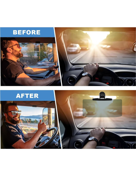 Extensor de Visera Solar BOXOB G27129 Ajustable 32x14.5cm