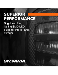 Bombilla LED Automotriz SYLVANIA 7506 Blanca - 2 Unidades 2