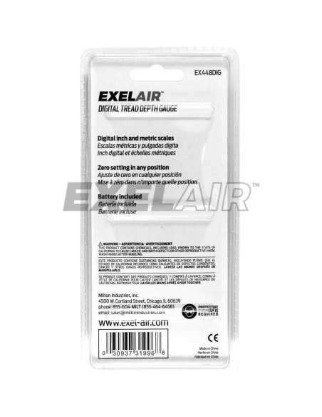 Medidor Digital de Profundidad de Banda de Rodadura Milton EX448DIG