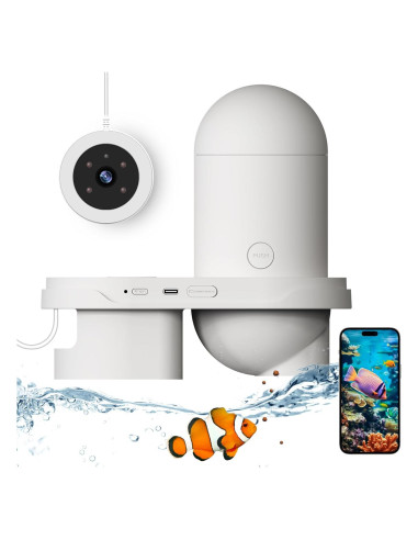 Comedero Automático para Peces BEUTFQL con Cámara HD 2K